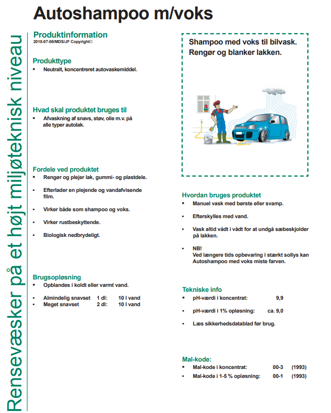 Besma autoshampoo m/voks - Billede 2