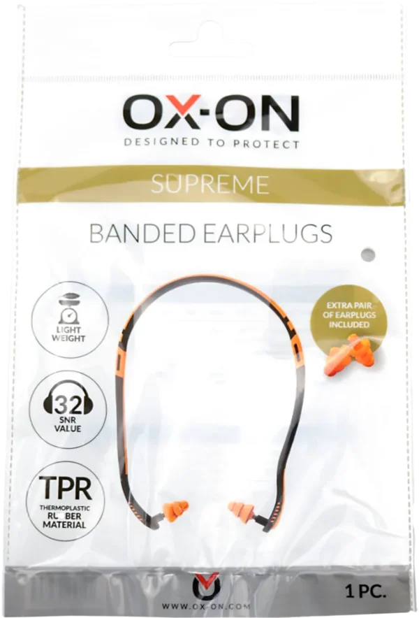 OX-ON Ørepropper med bånd Supreme - Billede 2