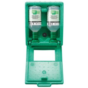 Plum øjenskylleboks m/spejl og 2 stk 500 ml flasker