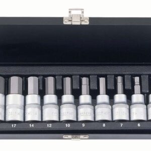 BATO Stifttopsæt 1/2" 6 kt. 5-19mm. 10 dele. (1162)