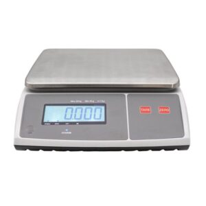 Bordvægt 30 kg x 2 g (d = 2 g) med 230x190 mm vejeplade og Li-Ion batteripakke
