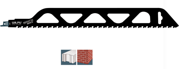 Wilpu bajonetsavklinge 3048/455 HM BRICK - Billede 2