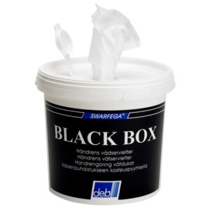 SWARFEGA BLACK BOX VÅDSERVIETTER 150 stk pr box