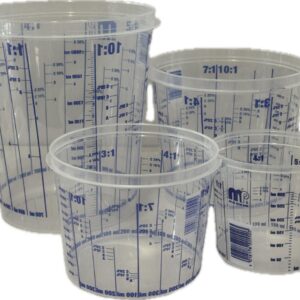 Blandebæger m mål 385-750-1400-2300 ml