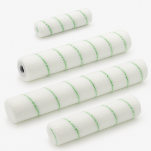 Microfibervalse hvid/grøn 100-250-400-500 mm / 9 mm luv
