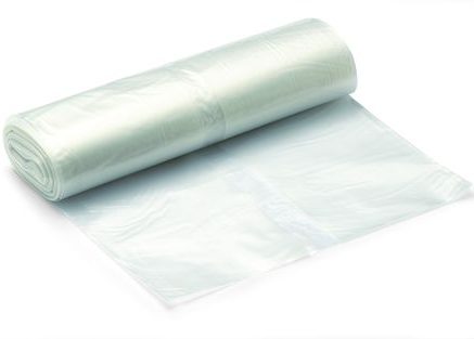 Spandepose, 22 l, klar, LDPE/virgin, 54,5 x 50,5cm, ideel til malerbakker og rullespande