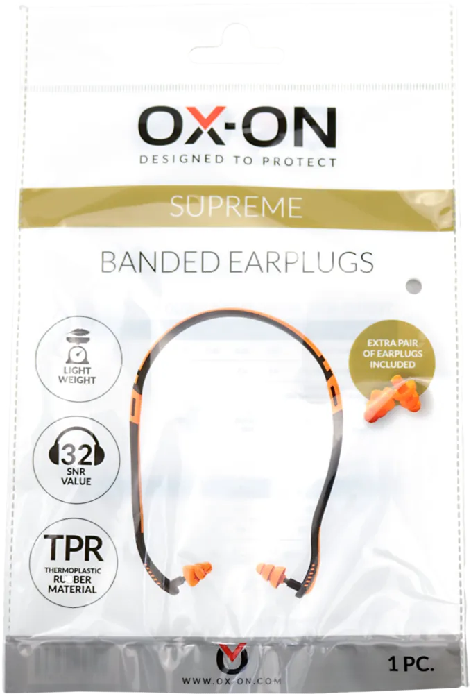OX-ON Ørepropper med bånd Supreme - Billede 2