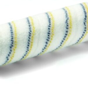 Malerrulle paintline LONG 18 cm nylon gul-blåstribet med13 mm luv