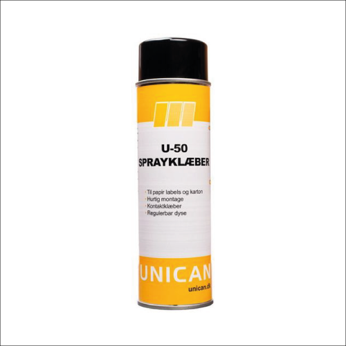 Unican Spray klæber U-50 - 500 ml ( UK 60 )