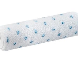 Microfibervalse hvid/blå 250 mm / 9mm luv