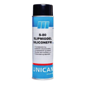 S-80 Siliconefri Slipmiddel, 500 ml.